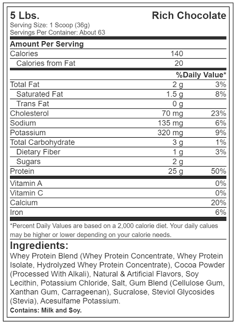 Élite 100% Whey 5Lb